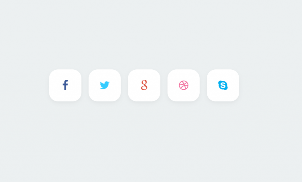 Stylish Social Buttons 