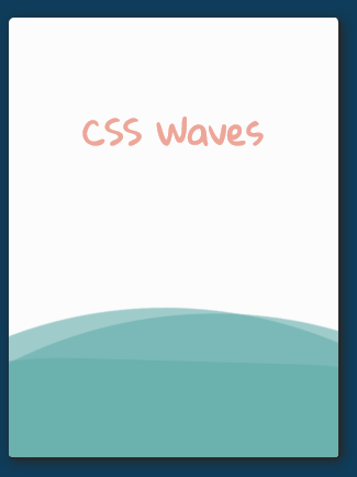 Material CSS Wave 