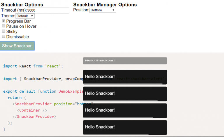 9 React Notification Component - OnAirCode