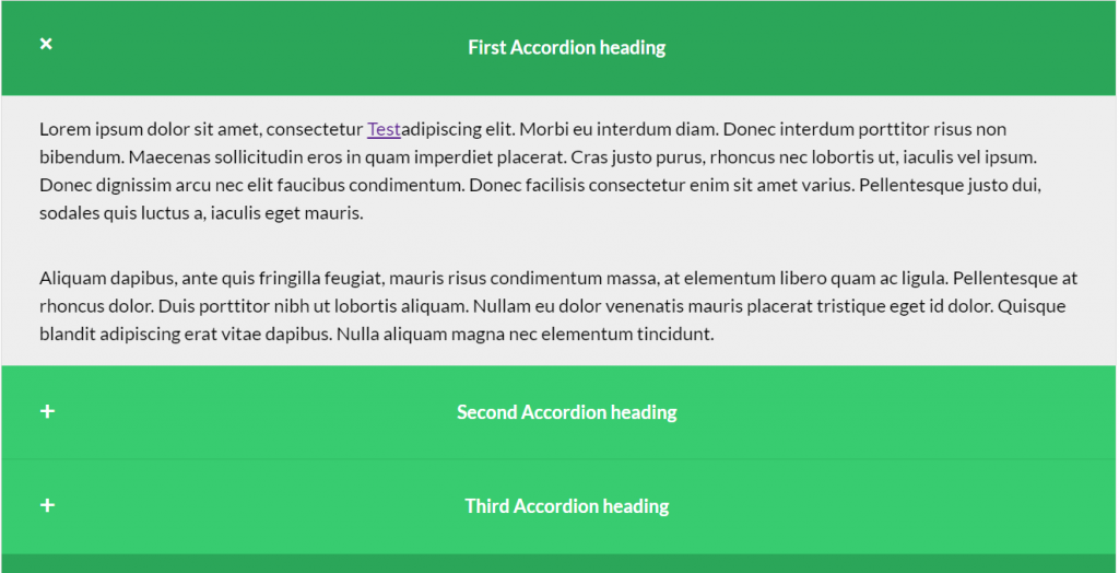 Responsive Animated Accordion 