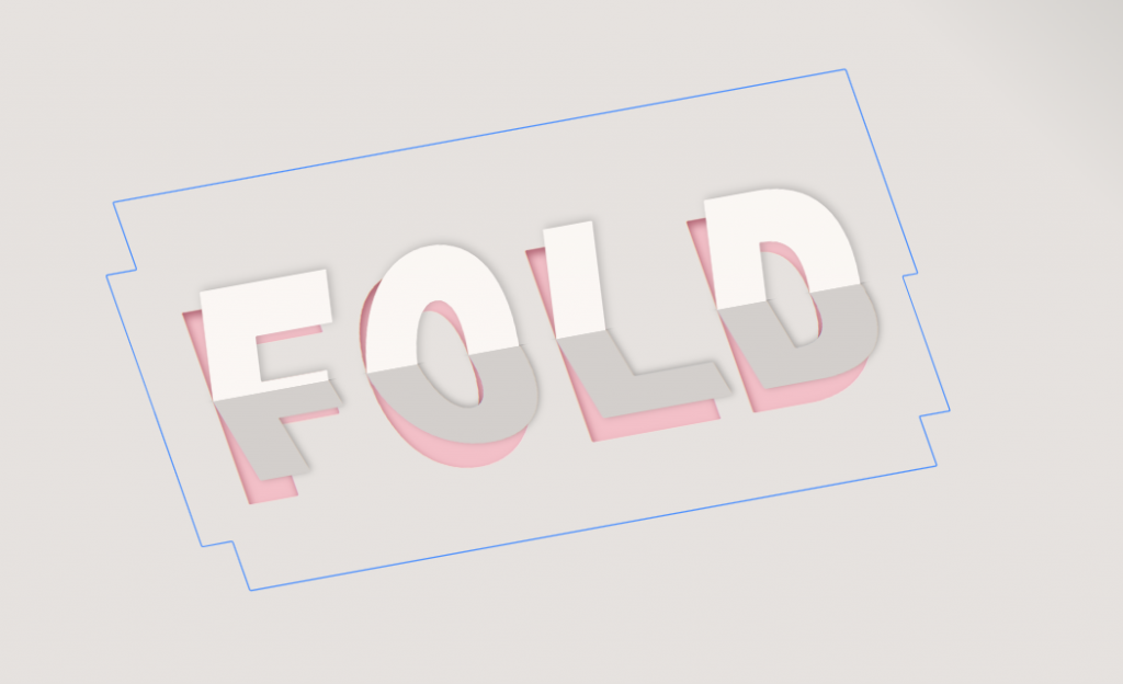 CSS only paper fold text effect