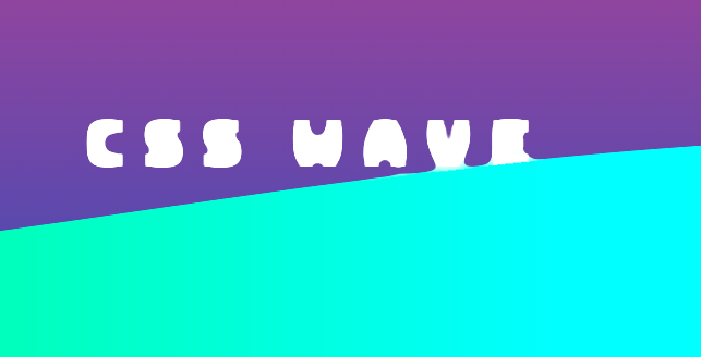 CSS Wave