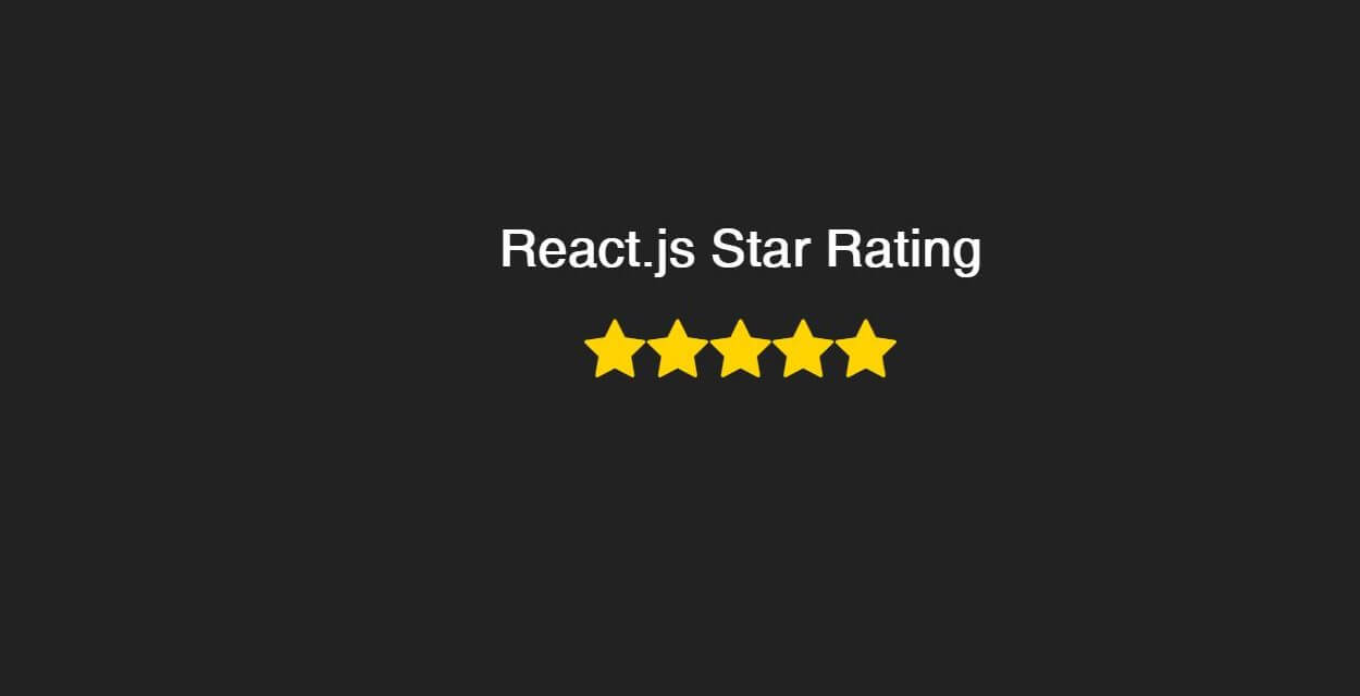 React Star Rating Components Library - OnAirCode