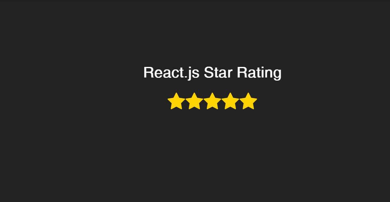 React Star Rating