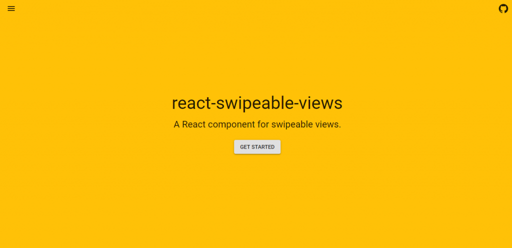 React swipeable views