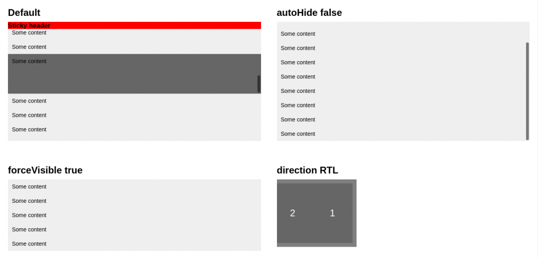 React Custom Scrollbar Components OnAirCode