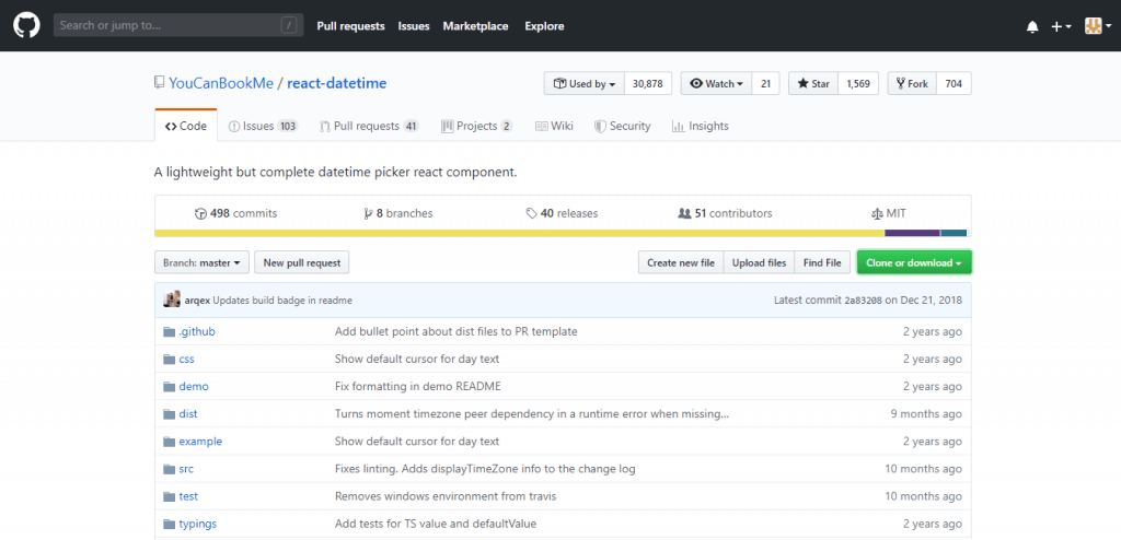 Datetime  component