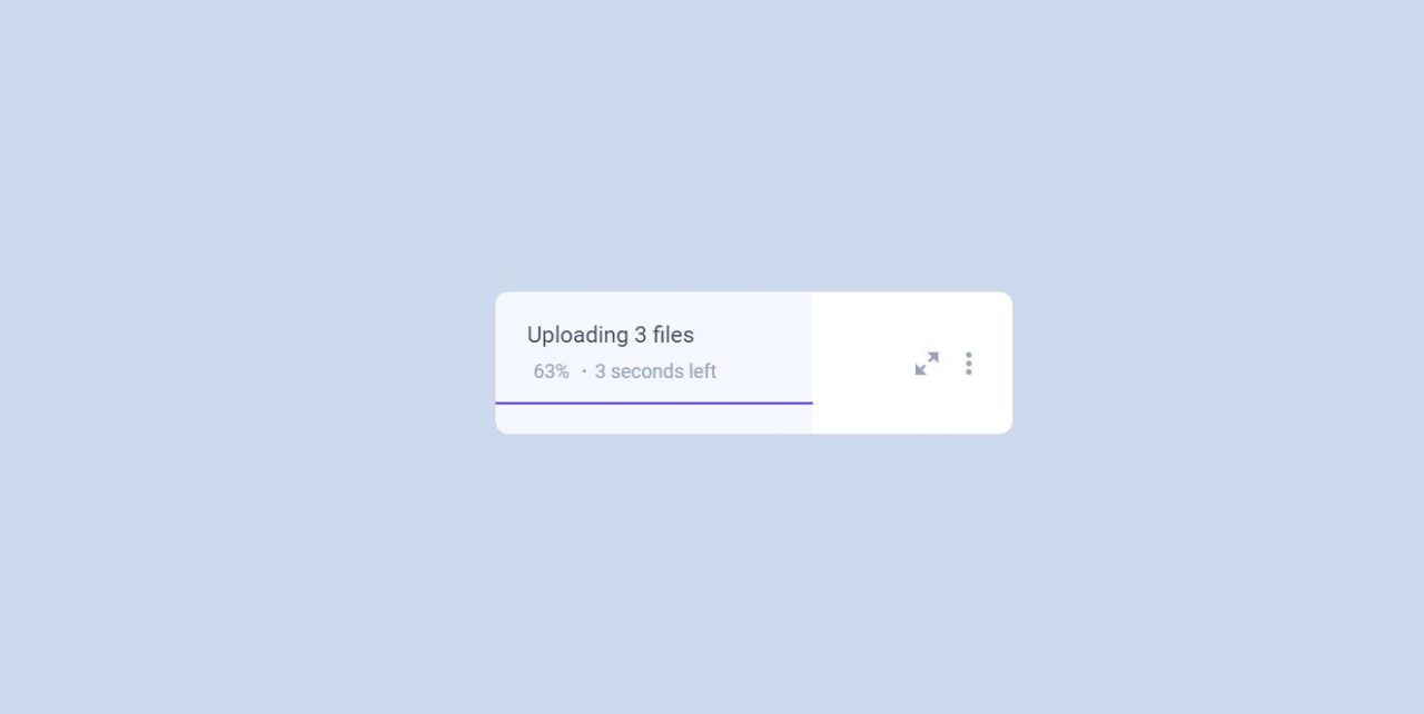 Animated Upload Progress Bar