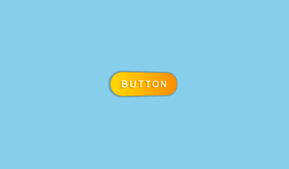 metallic glossy 3d button effect