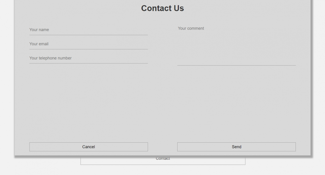 20 Beautiful CSS Contact Forms Code Examples - OnAirCode