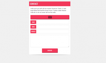 20 Beautiful CSS Contact Forms Code Examples - OnAirCode