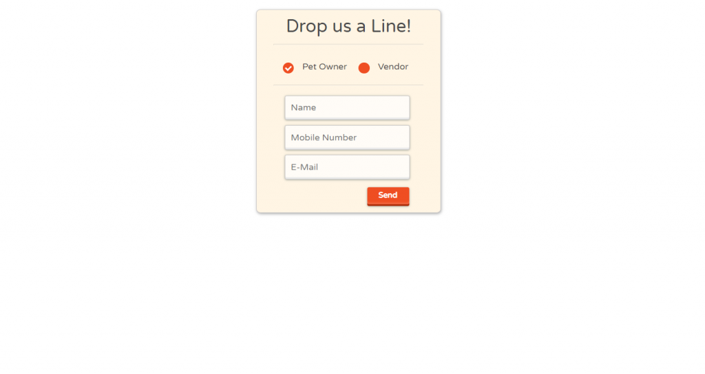 Pure CSS Contact Form 