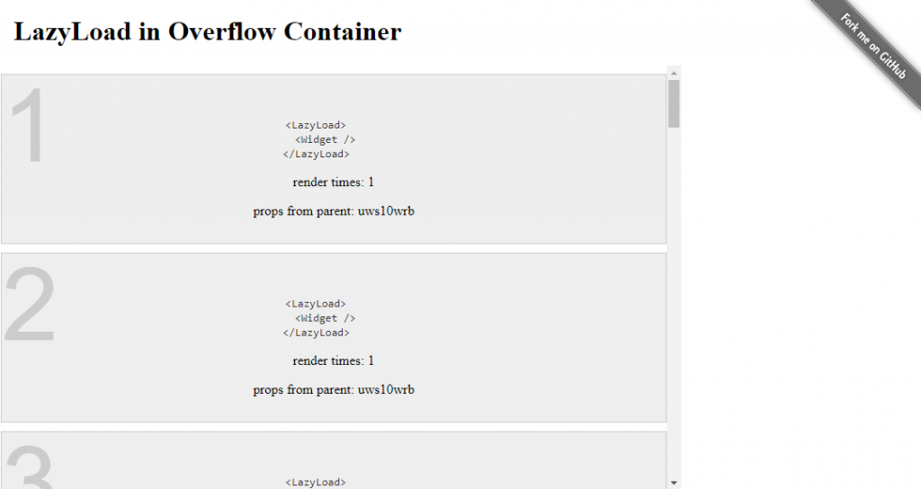 React native lazy load components