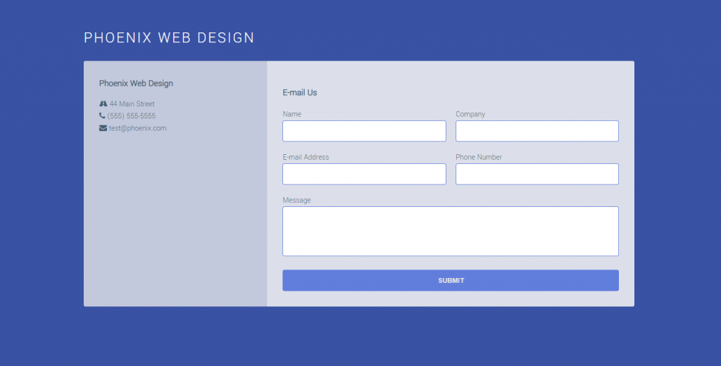 Responsive Contact forms
