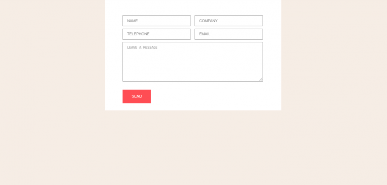 20 Beautiful CSS Contact Forms Code Examples - OnAirCode