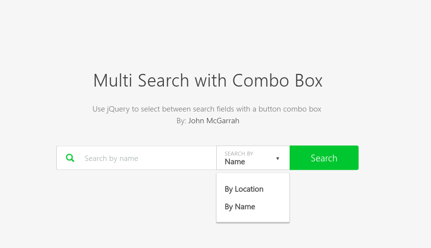 Multi search with combo box