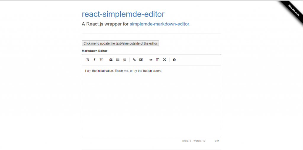 simple markdown editor