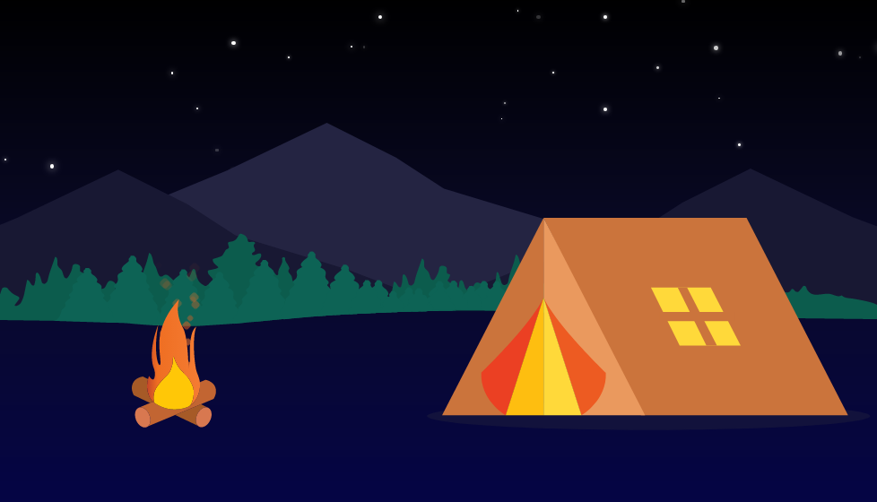 animated campfire