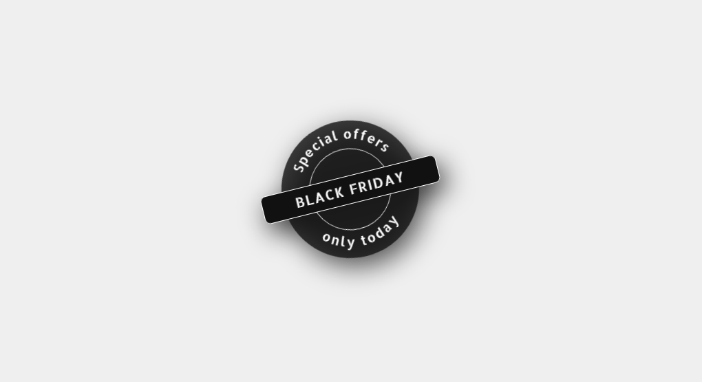 black friday discount badge css examples