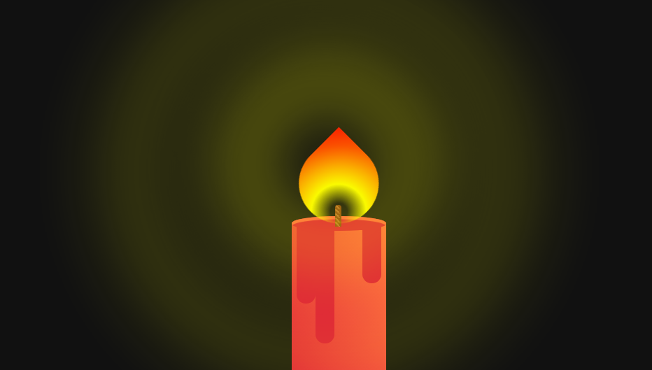 candle flame animation