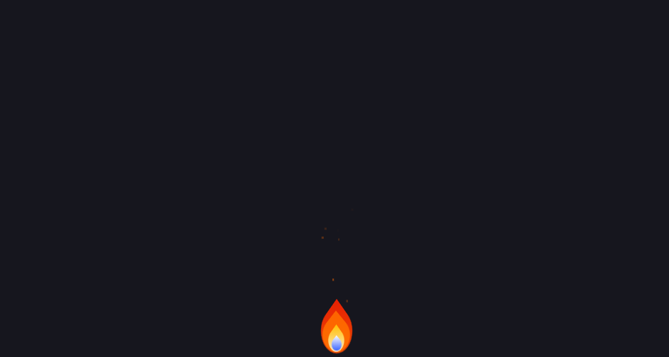 candle fire animation with css