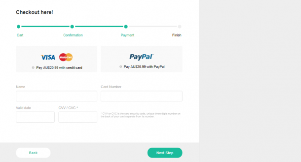 20+ Best Checkout Forms With CSS And JavaScript - OnAirCode