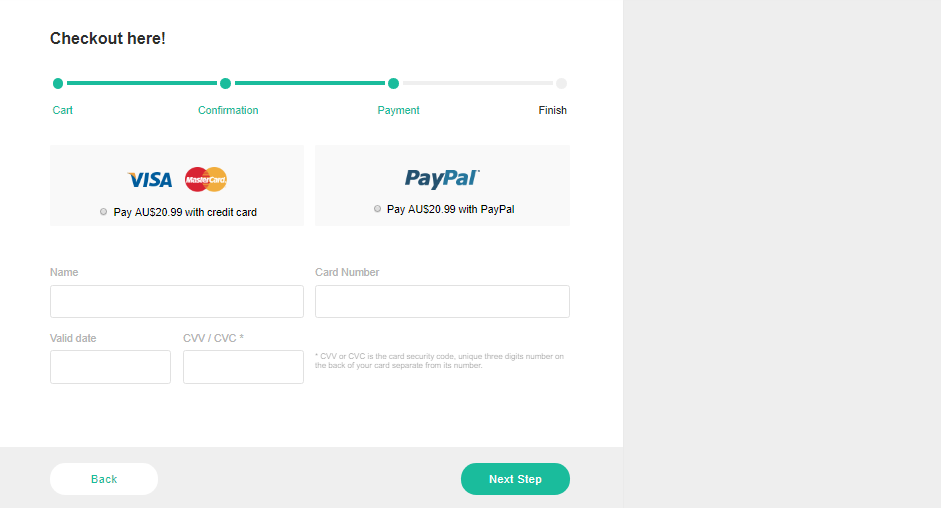 20 Best Checkout Forms With Css And Javascript Onaircode