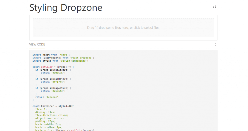 Files drag and drop using javascript