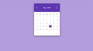 20+ CSS Calendar Examples Inspiration Design - OnAirCode