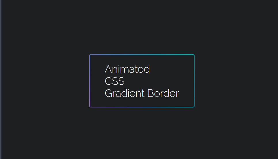 gradient color css border