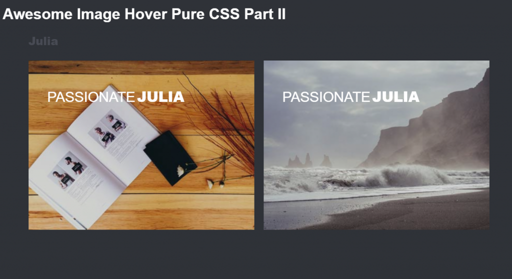 multiple image overlay hover effects