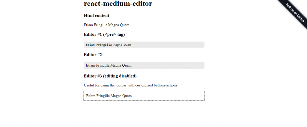 React medium wysiwyg editor