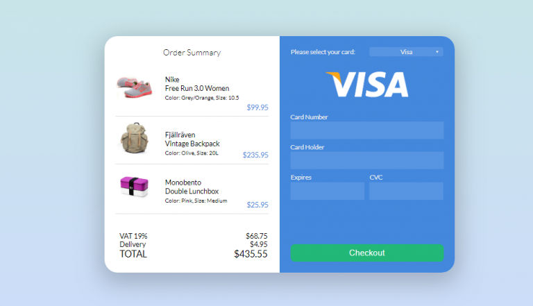 20+ Best Checkout Forms With CSS And JavaScript - OnAirCode