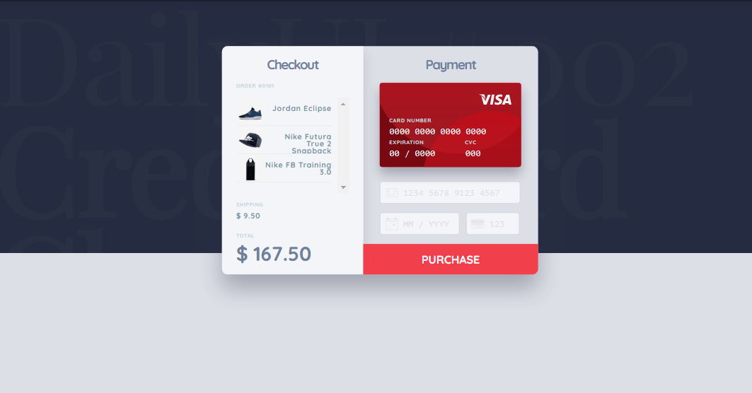Best Checkout Forms with CSS and JavaScript