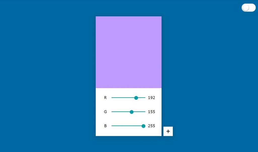 palette maker color html css