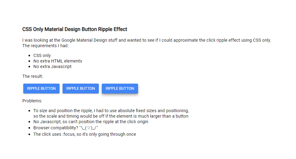 pure css ripple button effect