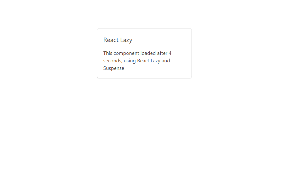 React.lazy Example