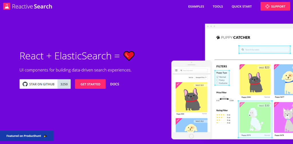 react search component for all occasion