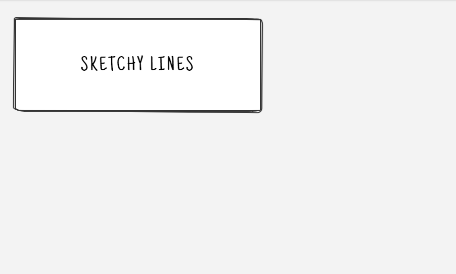 sketchy double line border