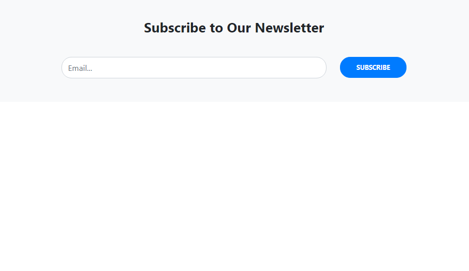 header subscription form