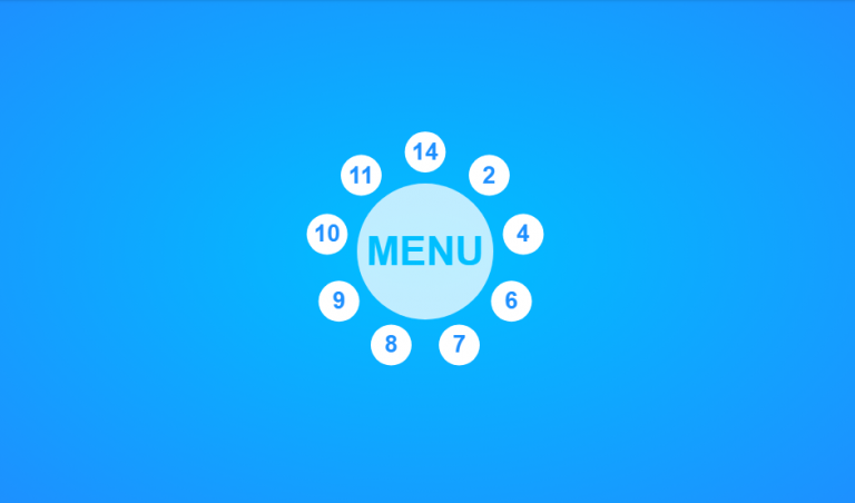 20+ Amazing CSS Circle Menu Examples - OnAirCode