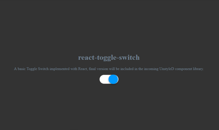 React switch
