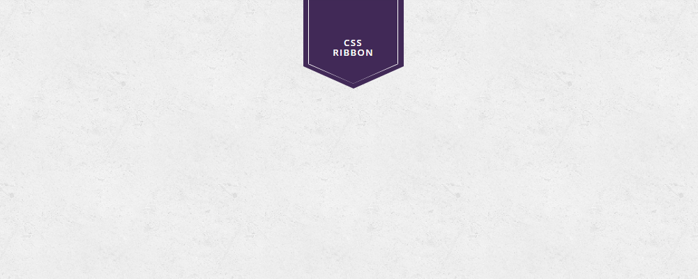 top ribbon button design with css