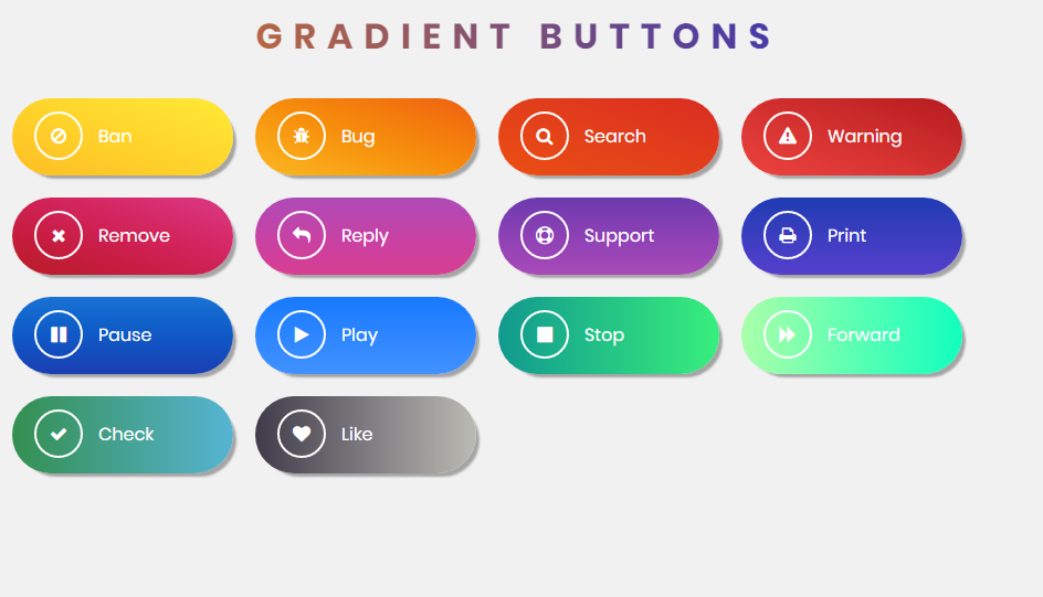 20 Css Gradient Button Examples Onaircode 0026