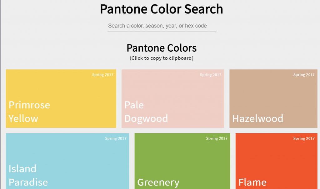 vue pantone
