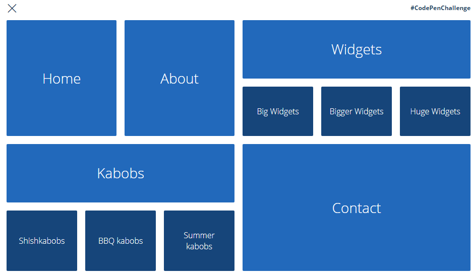windows 8 menu example