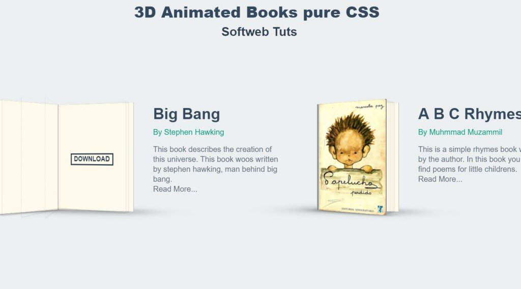 examples of book page open and flip animation effect css 