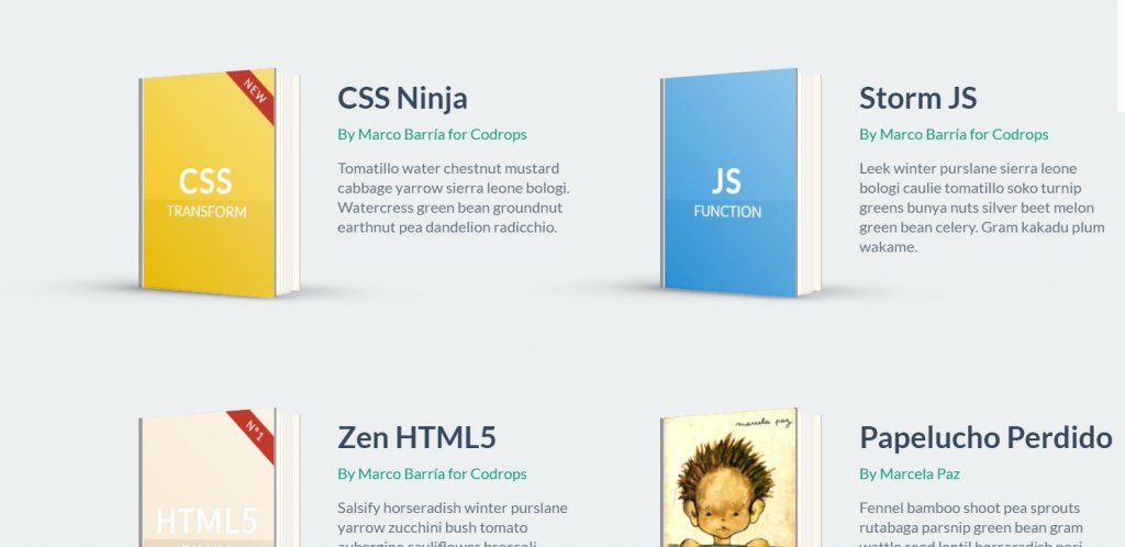 examples of book page open and flip animation effect css 