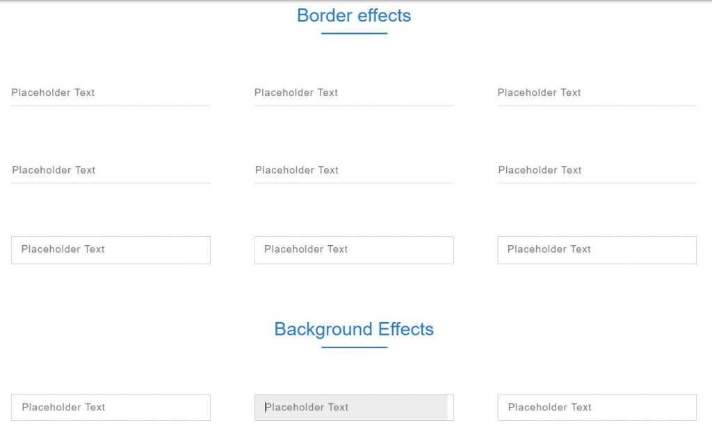 awesome input focus css effects