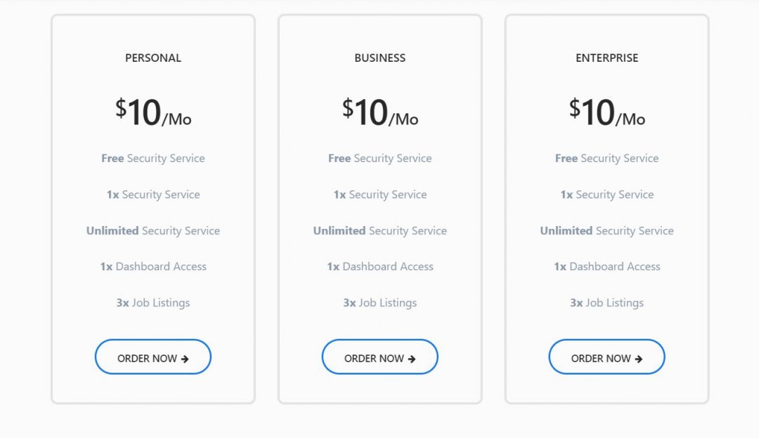 20+ HTML CSS Pricing Table Examples - OnAirCode